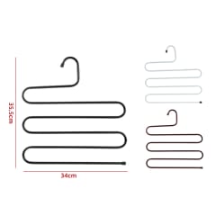 PERCHERO DE HIERRO PARA PANTALONES 35.5X34CM  | 24 UNID