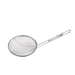 COLADOR DE ACERO INOXIDABLE 20CM CON MANGO