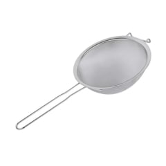 COLADOR ASAS ACERO INOXIDABLE PLATEADO 21CM | 12 UNID