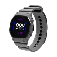 RELOJ DE MANO INFANTIL DIGITAL LISO REDONDO | 12 UNID