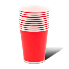 VASO CARTON ROJO 87X75X53| 144UNID