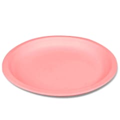 PLATO CARTON ROSADO 18X18CM | 144 UNID