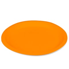 PLATO CARTON NARANJA 18X18CM | 144 UNID