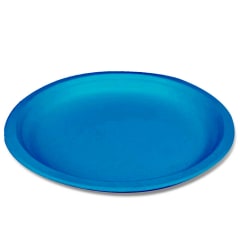 PLATO CARTON AZUL 18X18CM | 144 UNID