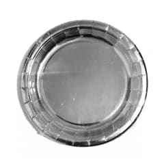 PLATO CARTON PLATEADO 18X18CM | 144 UNID