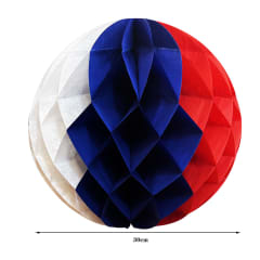 GUIRNALDA TRICOLOR CIRCULAR 30 CM | 12 UNID