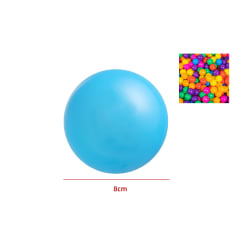 PELOTA COLORES PLASTICO PARA NIÑOS 8CM-25 PELOTAS