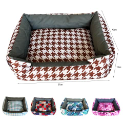 CAMA PARA MASCOTA CON DISEÑOS 57X47X14CM | 12 UNID