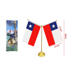 BANDERA DE CHILE CON SOPORTE