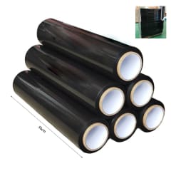 (4) FILM STRETCH NEGRO 0.5*300M