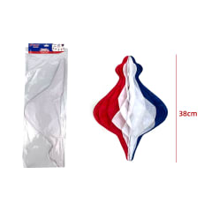 GUIRNALDA TRICOLOR ACORDEON 38CM