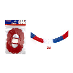 GUIRNALDA TRICOLOR ACORDEON 2M