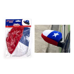 FUNDA PARA ESPEJO DEL AUTO BANDERA CHILE 26x28CM