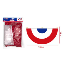ESCARAPELA BANDERA CHILENA 90X150CM