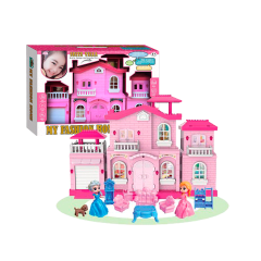 VILLA DE MUÑECA CON ACCESORIOS