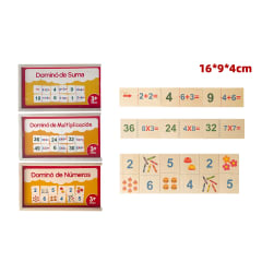 DOMINO DE NUMEROS 16X9X4CM 