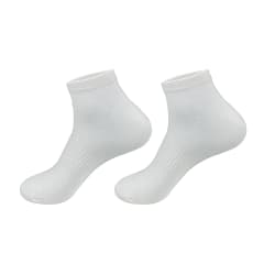 CALCETIN DE HOMBRE TOBILLO COLOR BLANCO 40-44 |12 UNID