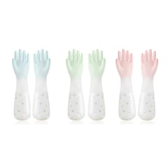GUANTES DE VINILO LIMPIEZA DEGRADÉ TALLA UNICA 48CM