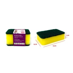 ESPONJA LAVAPLATS 2 PCS 10*7*3CM