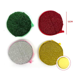 ESPONJA LAVAPLATOS REDONDA 12CM*2.5CM
