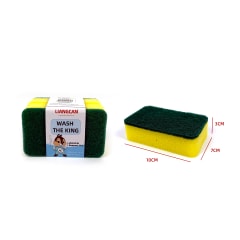 ESPONJA LAVAPLATS 2 PCS BLANCA 10*7*3CM