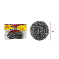 ESPONJA DE ACERO 2PCS 6*3