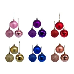 Bolas de navidad  10cm variedad de colores