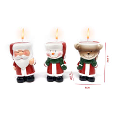 VELA NAVIDAD 6X5.2X9.5 CM