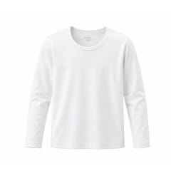 CAMISETA JUVENIL ALGODON MANGA LARGO BLANCO 13-14/15-16/S-M