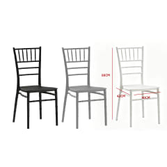 SILLA PLASTICA ESTILO CHIAVARI 42×40×88 CM / VENTA POR MAYOR