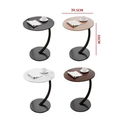 MESA AUXILIAR DE CAFÉ REDONDA 39,5×39,5×59 CM