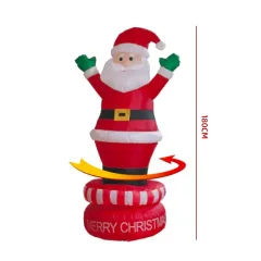 (8)INFLABLE NAVIDEÑO VIEJITO PASCUERO 1.8 MTS