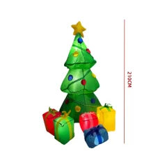 INFLABLE ARBOL PASCUERO CON REGALOS 2.1MTS