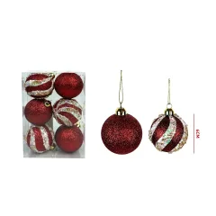 BOLA NAVIDAD 6CM
