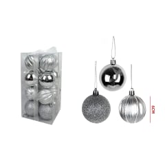 BOLA NAVIDAD PLATEAD