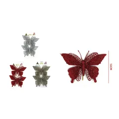 MARIPOSAS GLITTER 12 CM