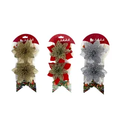 FLORES GLITTER 10 CM