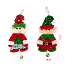 ADORNO NAVIDAD DUENDE 28X12CM