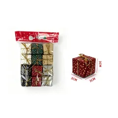 SET ADORNO REGALOS 3CM 12PCS