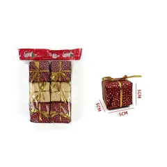 SET ADORNO REGALOS 5CM 6 PCS