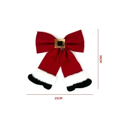 LAZO NAVIDEÑO PIES SANTA 25X30CM