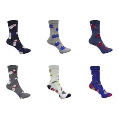 CALCETINES DE NIÑO JUVENIL CON DISEÑOS SURTIDOS | 12 UNID