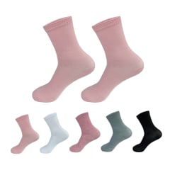 CALCETINES DE NIÑA CORTE MEDIO LISO TALLA 9-12| 12 UNID