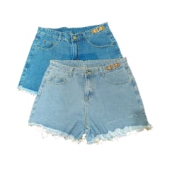 SHORT JEANS SIN ELASTICO PARA MUJER