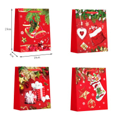 BOLSA DE REGALO NAVIDEÑO 18x8x24 CMS