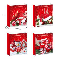 BOLSA NAVIDAD 18x8x24 cms