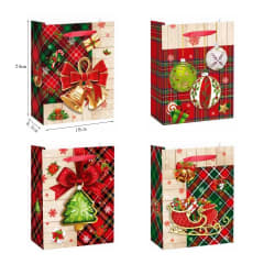 LINDA BOLSA NAVIDAD DE MEDIDAS 18*24*8.5 CMS