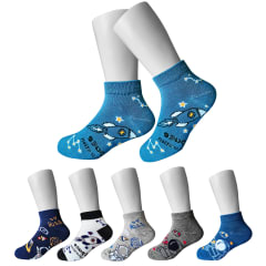 CALCETINES NIÑO TOBILLO CON DISEÑO T6 | 12 UNID