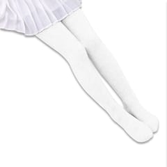 BALLERINA NIÑA BLANCA LISA TALLA 8-10