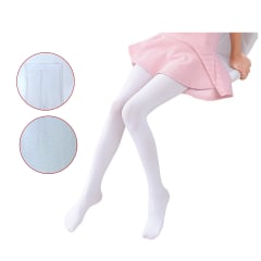 PANTYHOUSE NIÑA BLANCO POLIAMIDA LINEA LYCRA TALLA 07-08 | 12 UNID